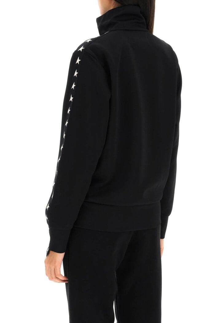 GOLDEN GOOSE Denise Slim Jacket Black With White Stars