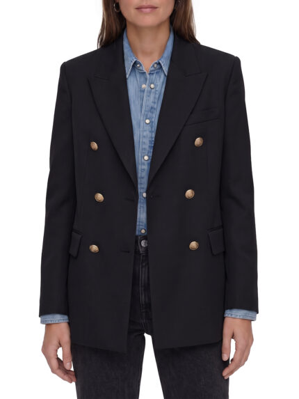 Golden Goose Double-breasted blazer in wool gabardine