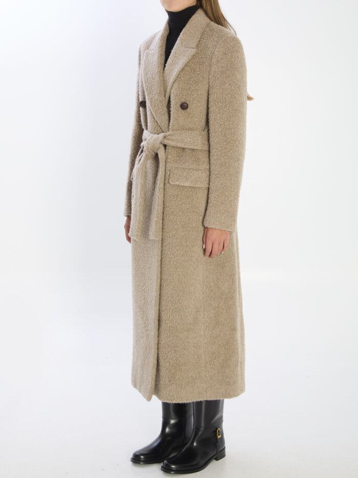 Golden Goose Greige double-breasted coat