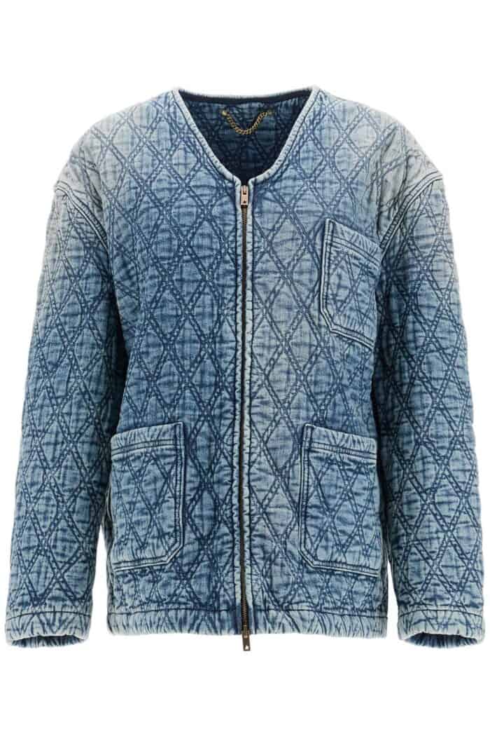 GOLDEN GOOSE Quilted Denim Jacket