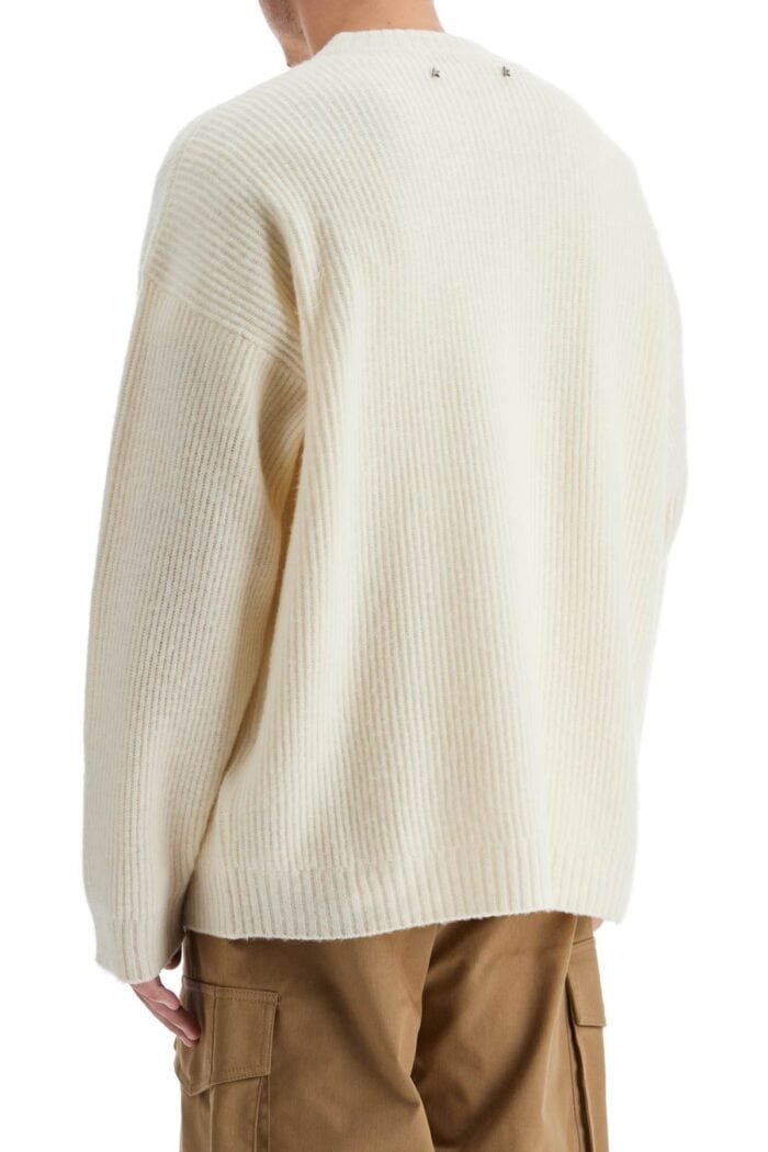 GOLDEN GOOSE Ribbed Wool Pullover Sweater