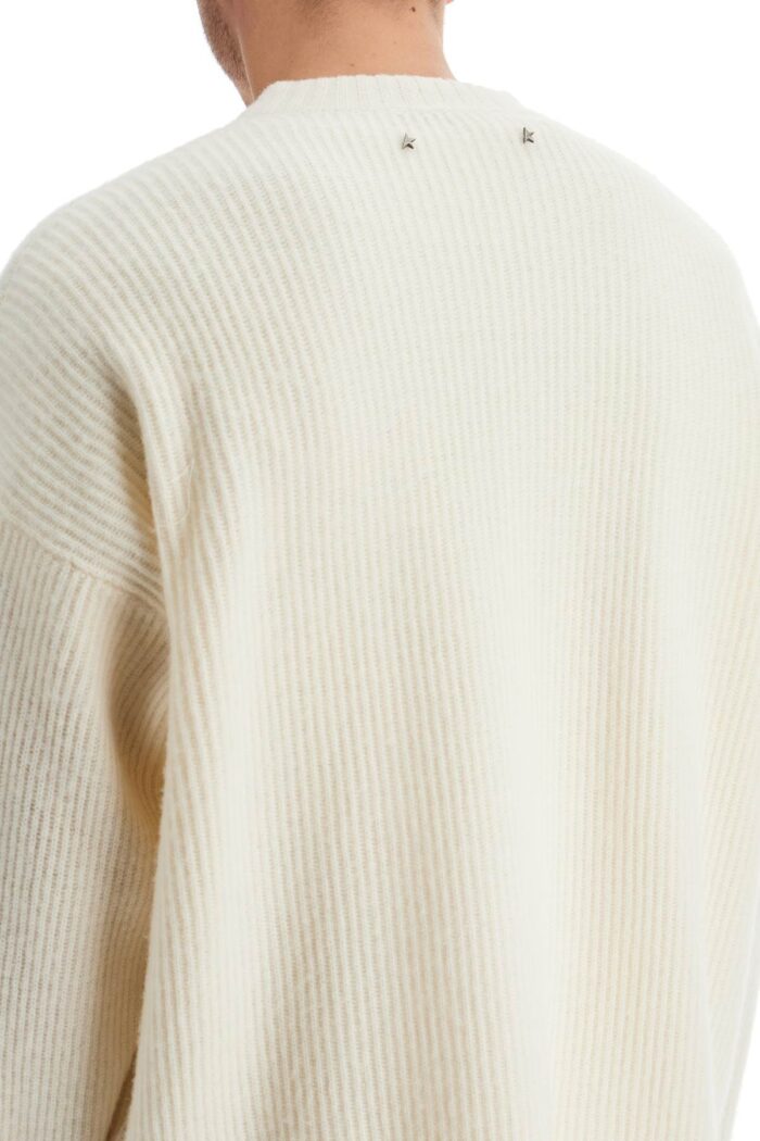 GOLDEN GOOSE Ribbed Wool Pullover Sweater