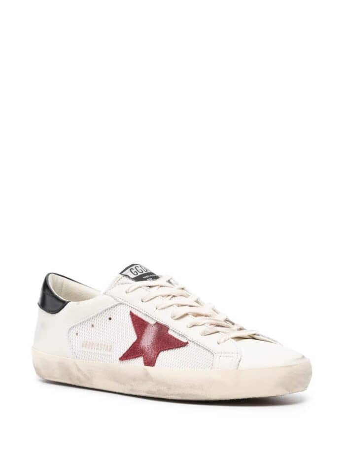 GOLDEN GOOSE SUPER-STAR NET UPPER SUEDE
