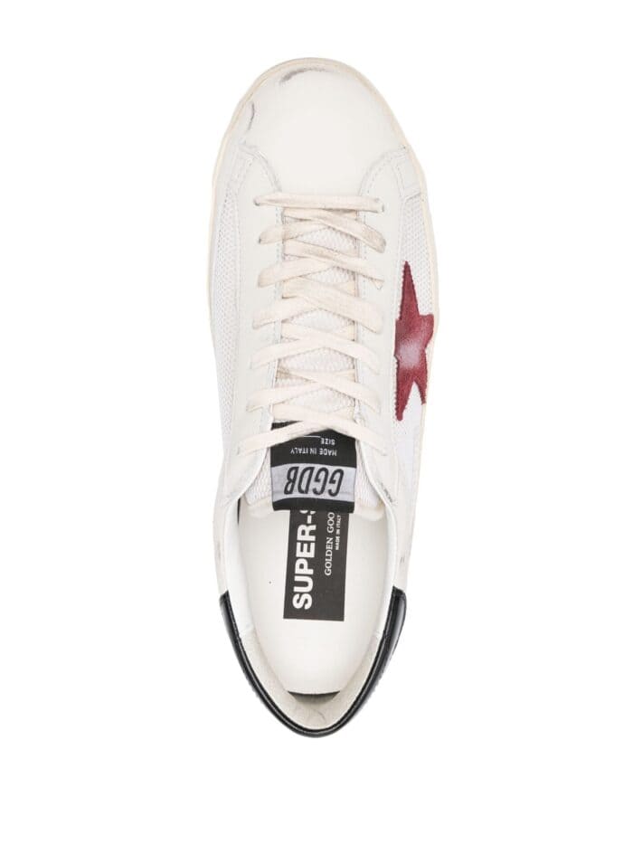 GOLDEN GOOSE SUPER-STAR NET UPPER SUEDE