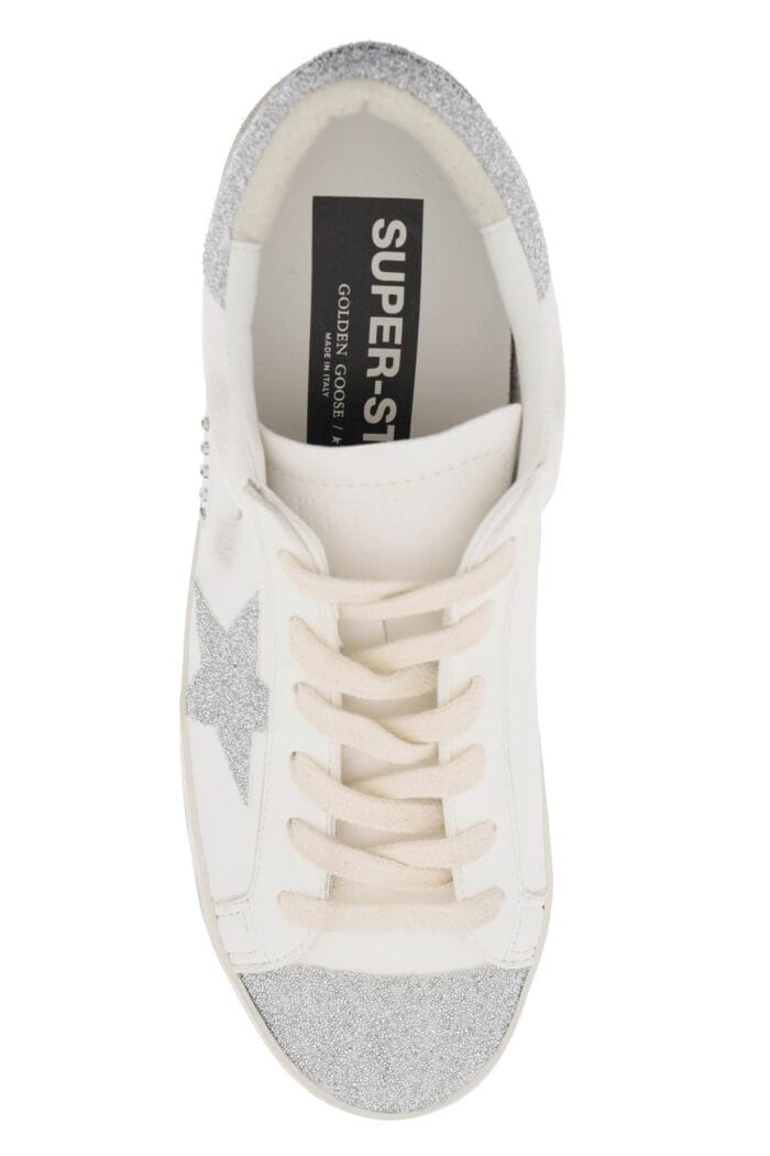 Golden Goose 'super-star' Sneakers With Glitter