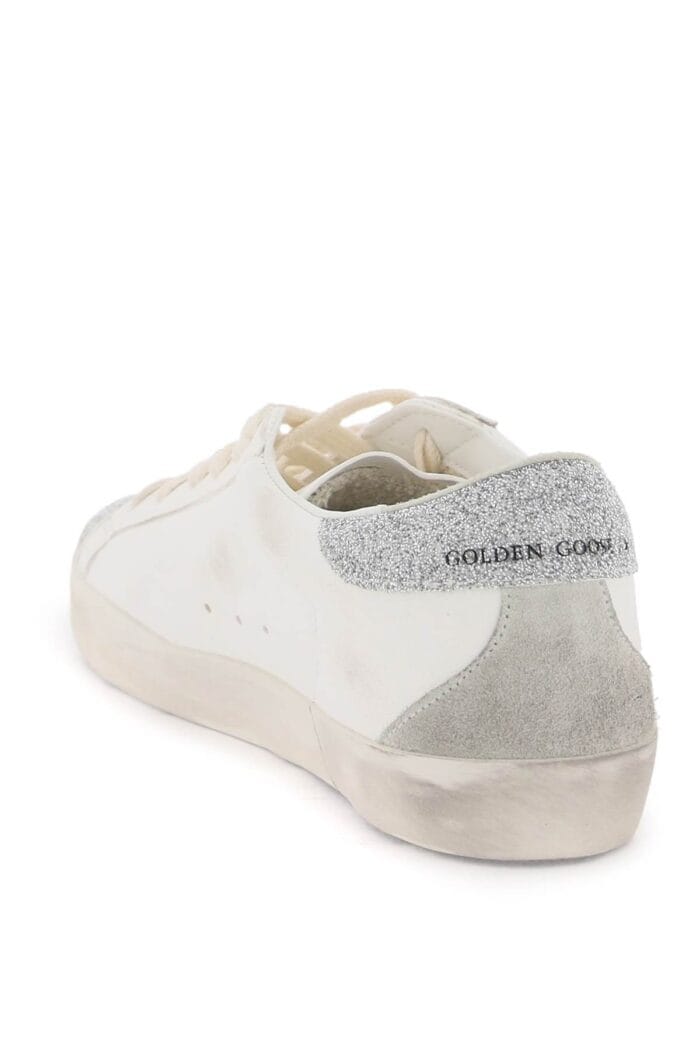 Golden Goose 'super-star' Sneakers With Glitter