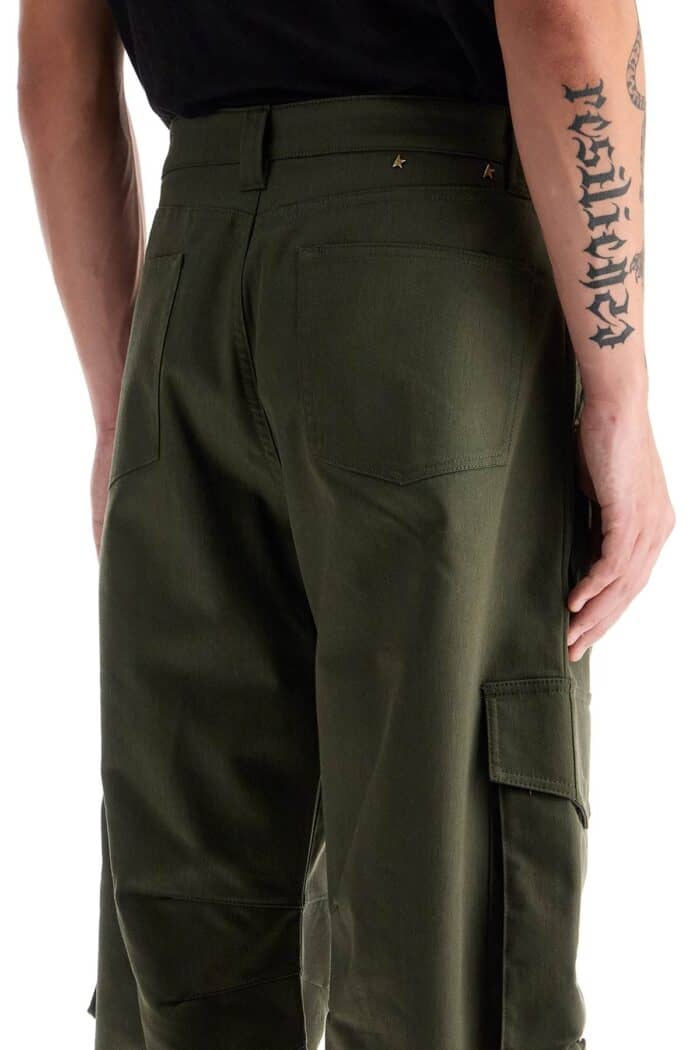 GOLDEN GOOSE Twill Cargo Pants In Italian