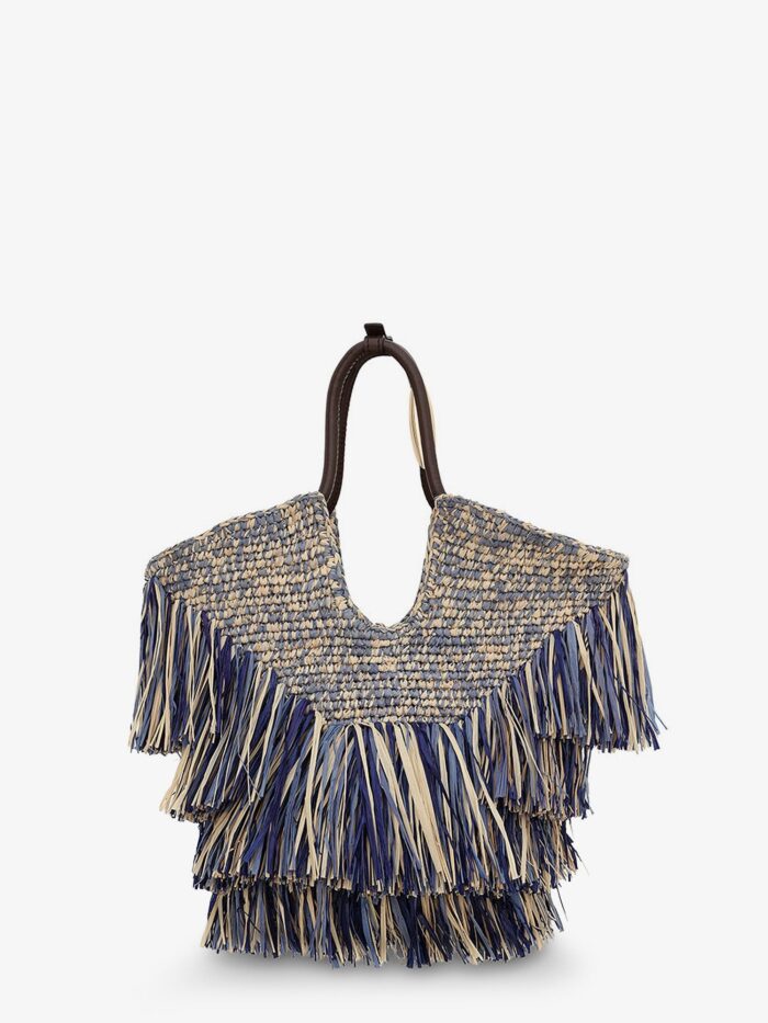 ZIMMERMANN Goldentime Raffia Handbag