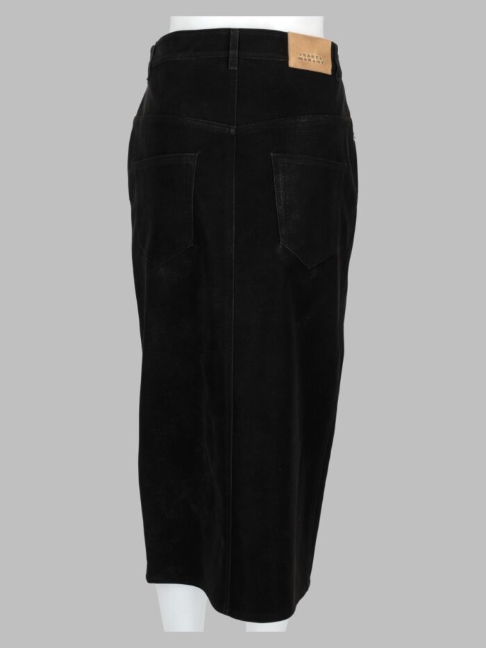 MARANT ETOILE Gonna "Bisane" In Ecopelle