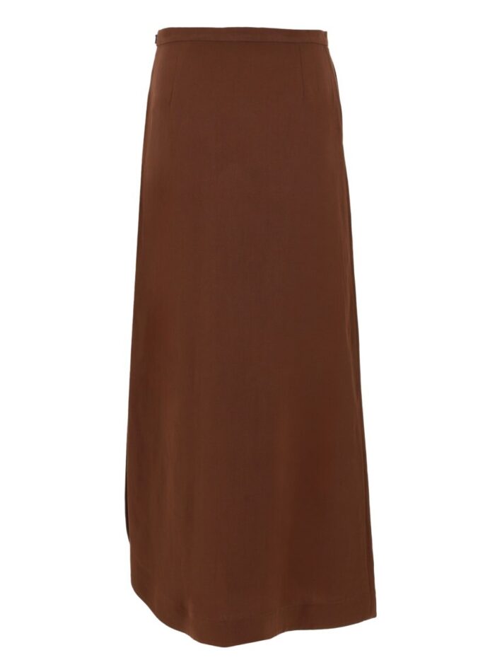 Max Mara GONNA IN CANVAS DI VISCOSA E LINO