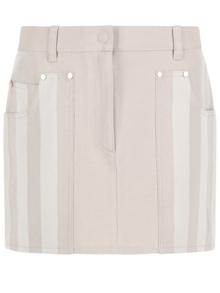 fendi gonna in drill di cotone jacquard Fendi Gonna In Drill Di Cotone Jacquard