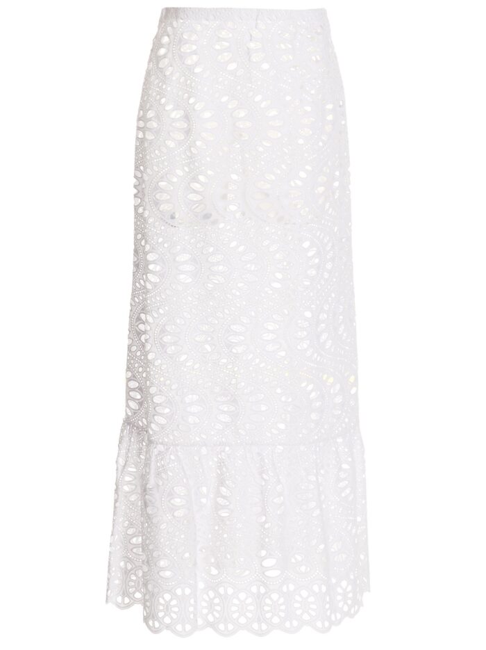 giambattista valli gonna lunga macramè GIAMBATTISTA VALLI Gonna Lunga Macramè
