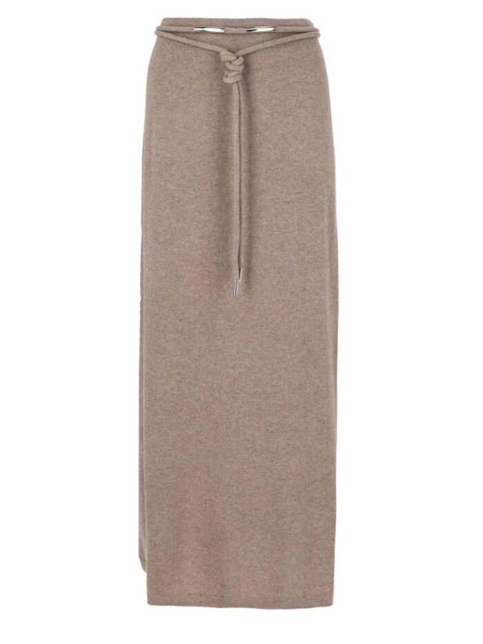 Max Mara Gonna Lunga "Oggi" In Filato Di Cashmere