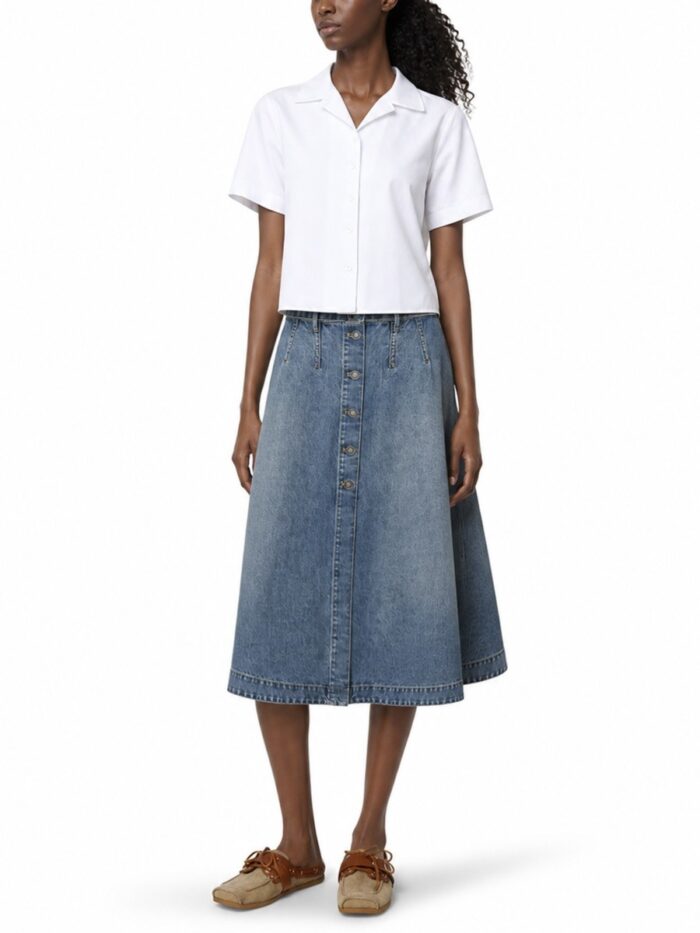Dior GONNA MIDI IN DENIM