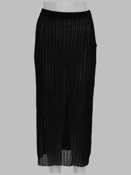 Maison Margiela GONNA MIDI IN MAGLIA A COSTE