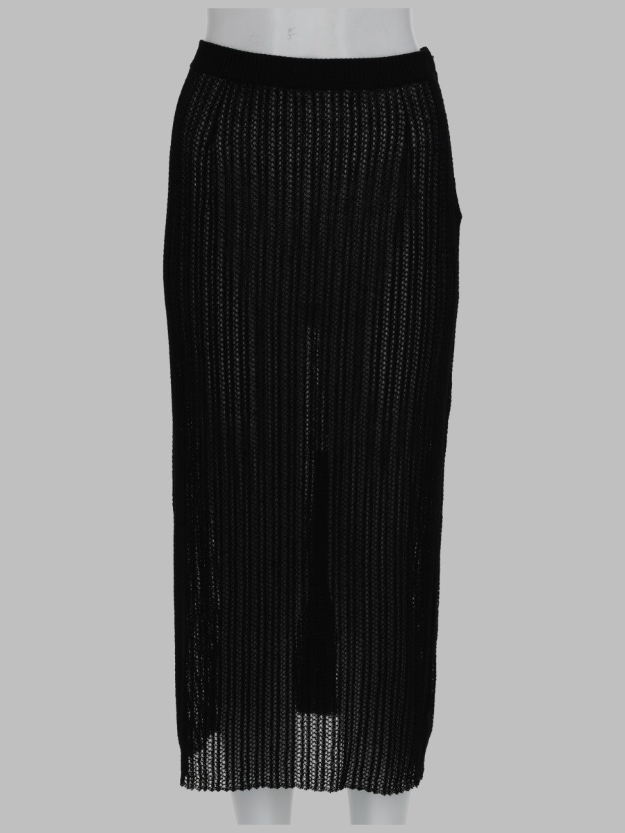 Maison Margiela GONNA MIDI IN MAGLIA A COSTE