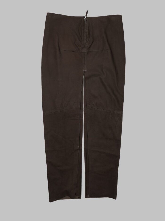 RICK OWENS Gonna "Sliced" In Pelle