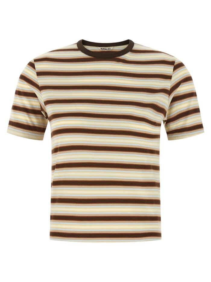 auralee gradient stripes t shirt AURALEE Gradient Stripes T-shirt