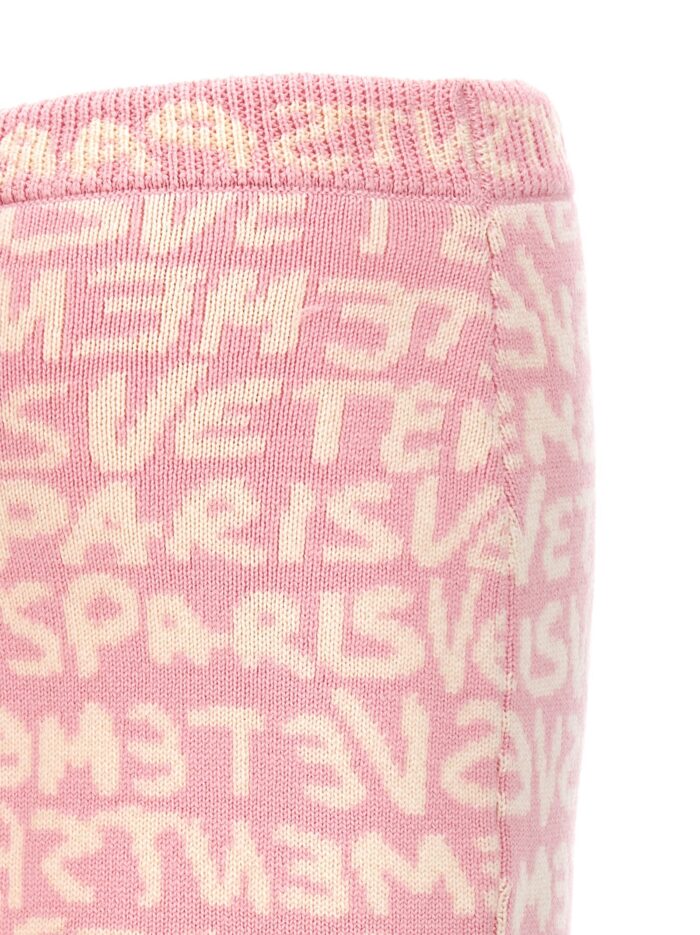 VETEMENTS 'Graffiti Monogram' Skirt