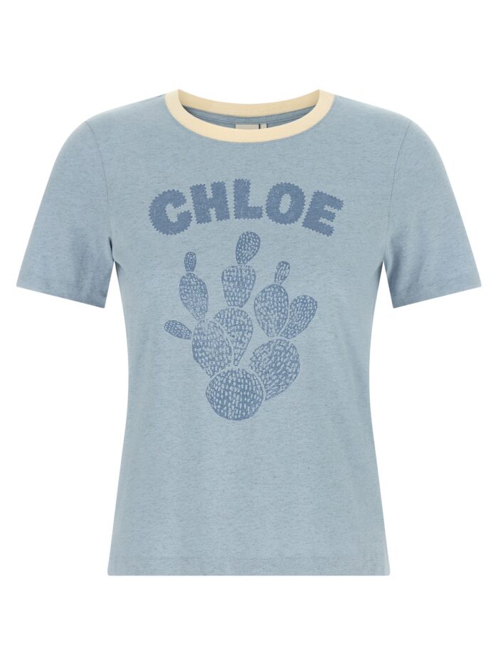 chloÉ graphic print t shirt CHLOÉ Graphic Print T-shirt