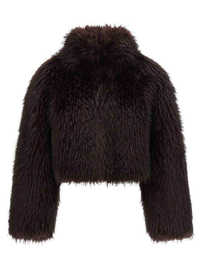 pinko 'gravina' eco fur coat Pinko 'Gravina' Eco-fur Coat