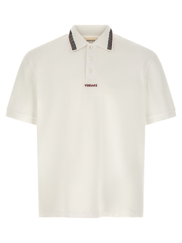 versace 'greca' polo shirt Versace 'Greca' Polo Shirt