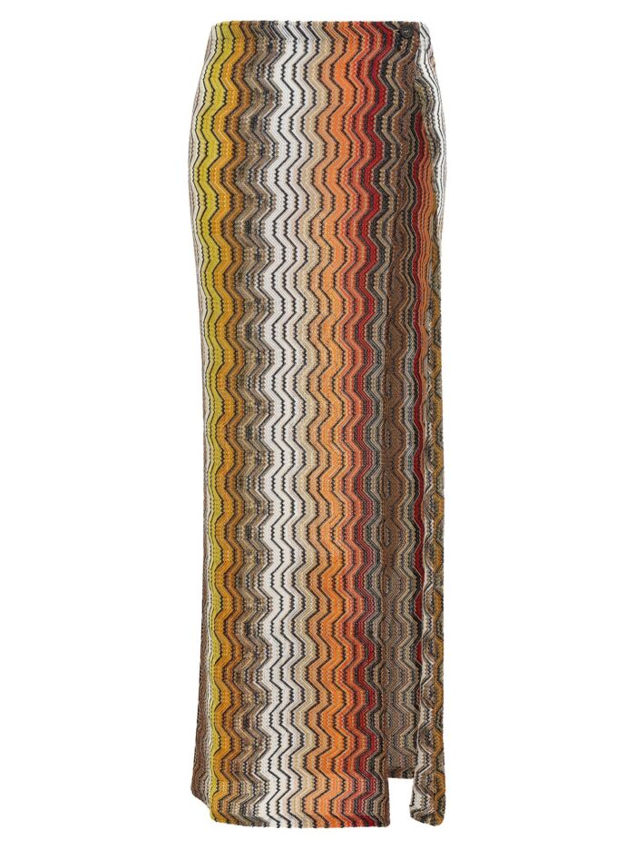 missoni greek zig pattern raschel skirt Missoni Greek Zig Pattern Raschel Skirt