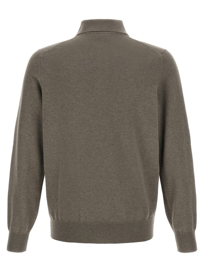 Brunello Cucinelli Green Cashmere Polo Shirt