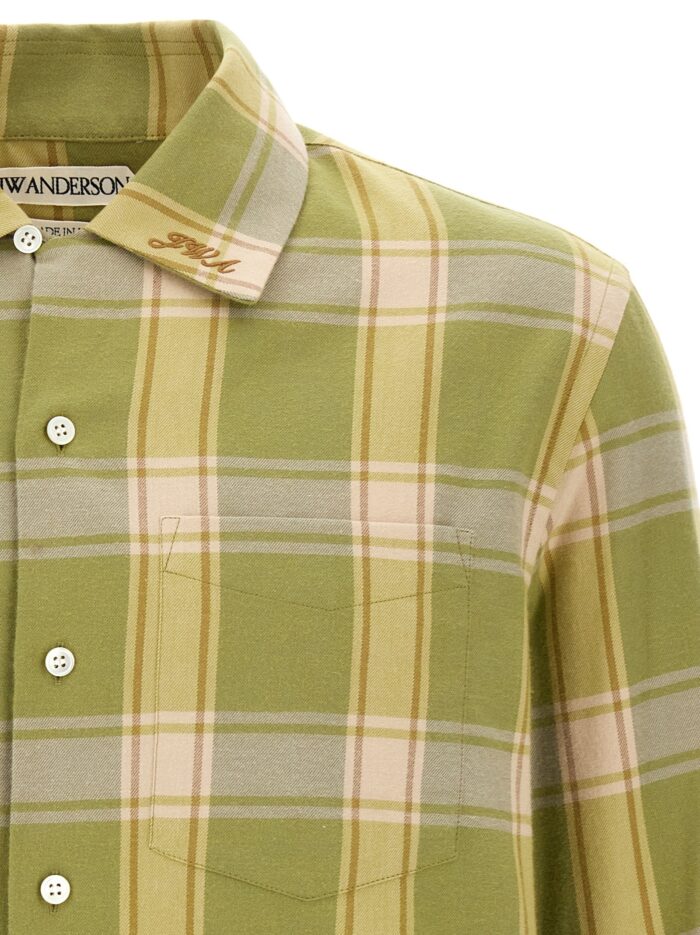 J.W.ANDERSON Green Check Shirt