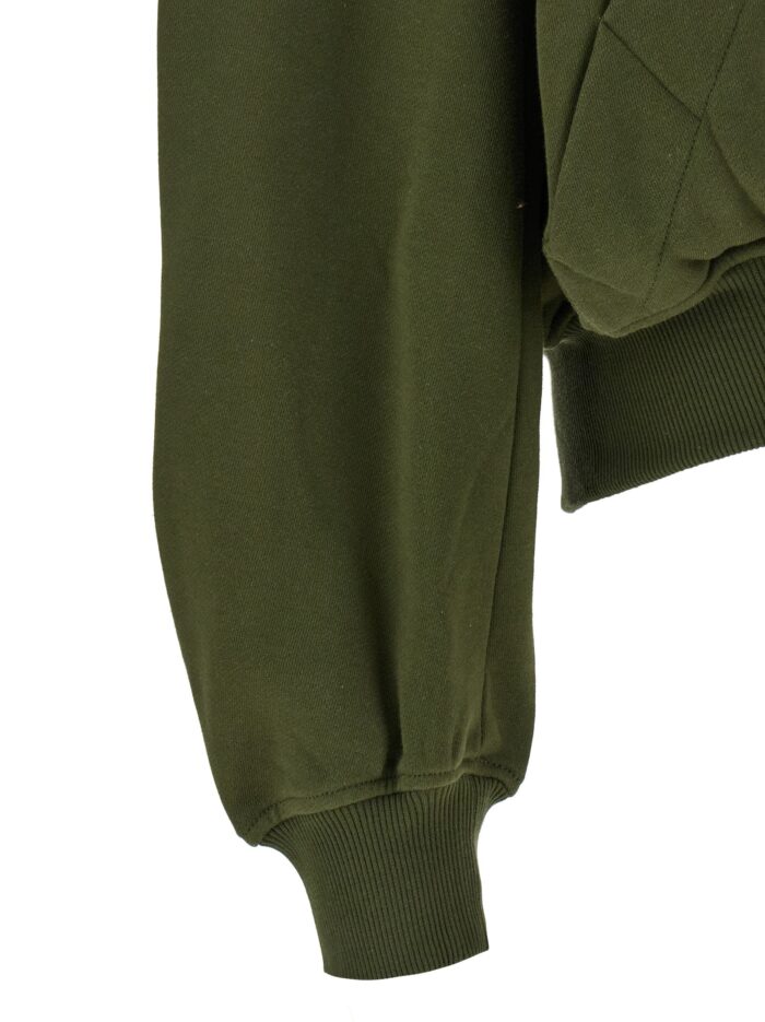 The Attico Green Fleece Hoodie