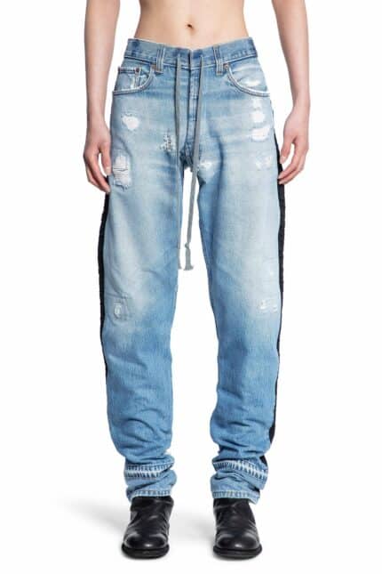 GREG LAUREN 34 Tuxedo Denim Lounge Jeans