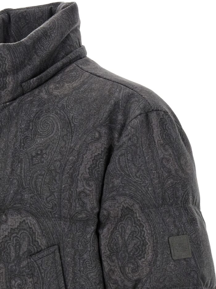 Etro Grey 'Arnica' Down Jacket