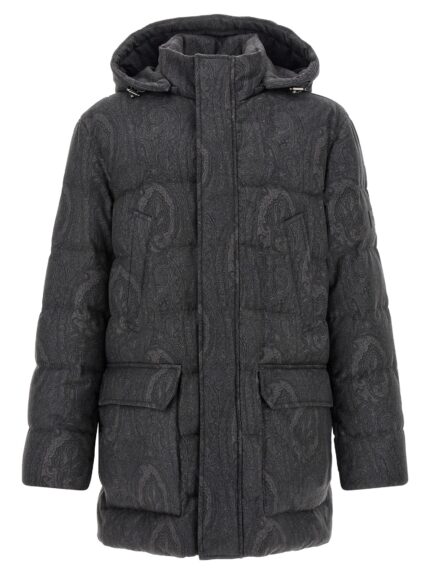 Etro Grey 'Arnica' Down Jacket