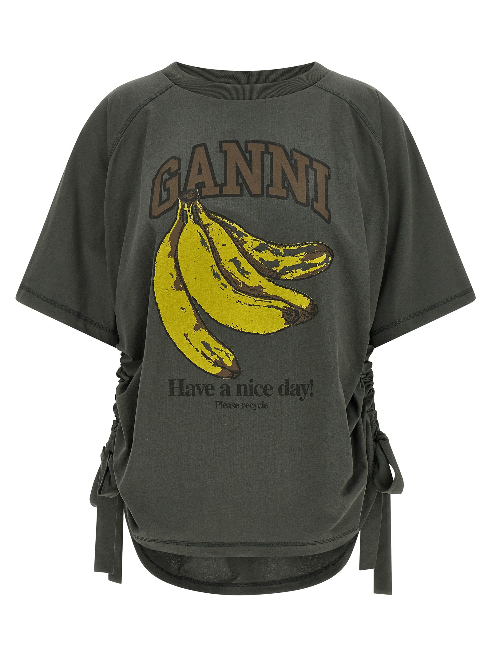 GANNI 'Grey Banana' T-shirt