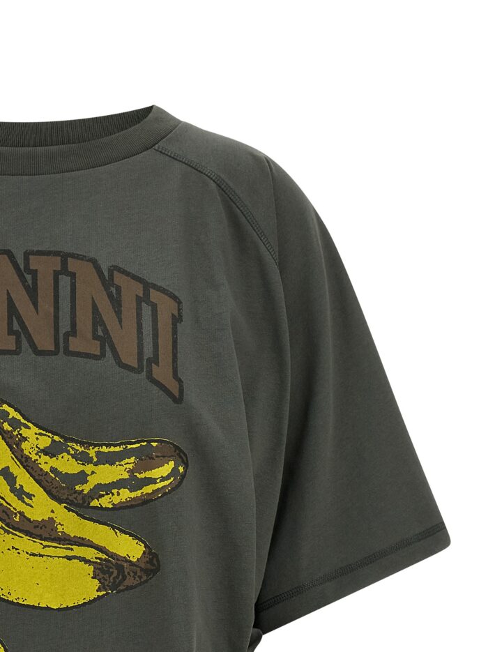 GANNI 'Grey Banana' T-shirt
