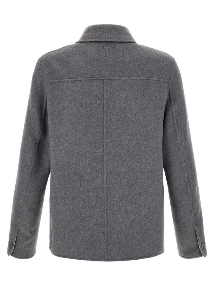 AMI PARIS Grey Boule Jacket