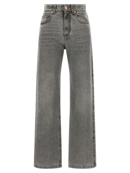 Brunello Cucinelli Grey 'Contemporary Loose' Jeans