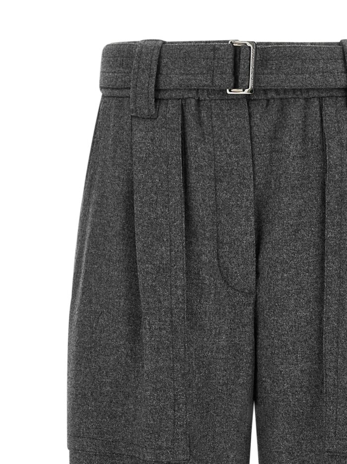 Brunello Cucinelli Grey 'Loose Cargo' Pants