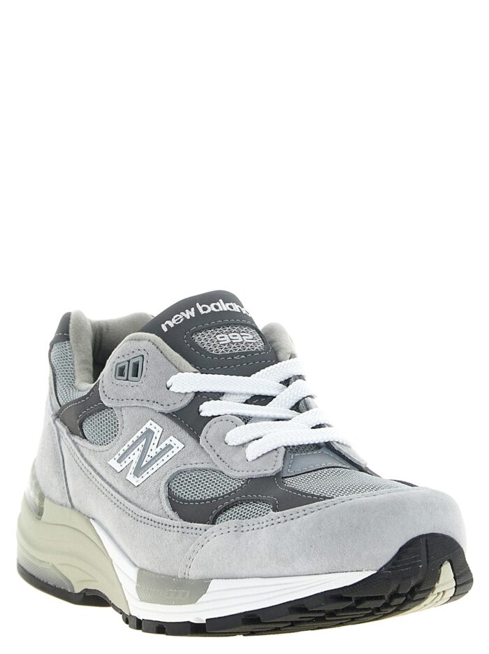 New Balance Grey 'Made In USA 992' Sneakers