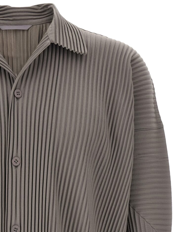 HOMME PLISSE' ISSEY MIYAKE Grey 'Monthly Colors: October' Shirt