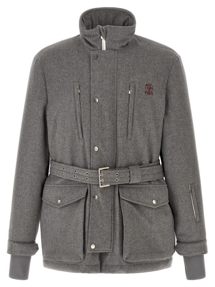 Brunello Cucinelli Grey 'Mountain' Saharan