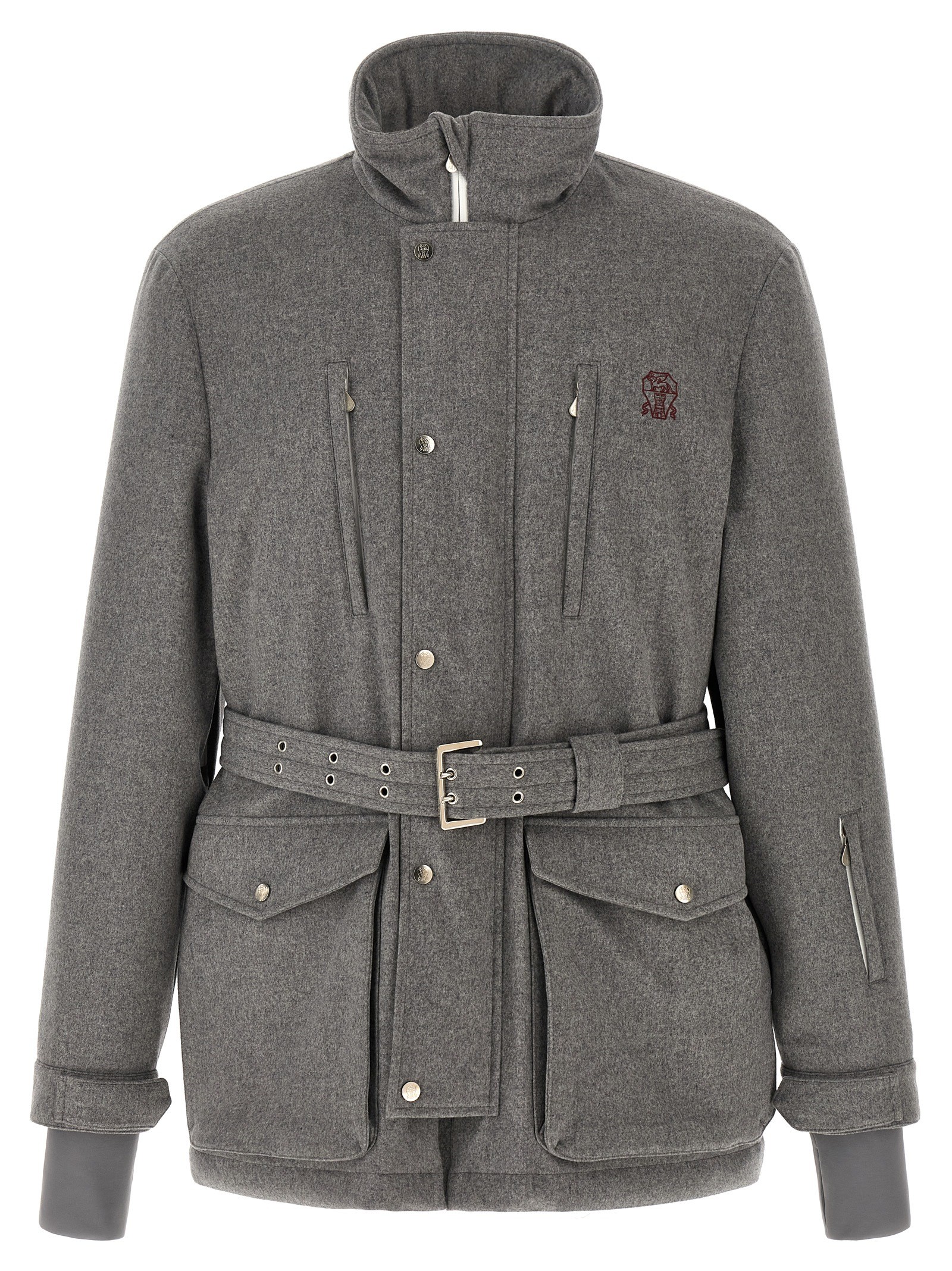 Brunello Cucinelli Grey 'Mountain' Saharan