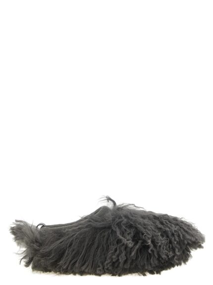 Ugg Grey 'Tazz Fluff Momma' Sabots