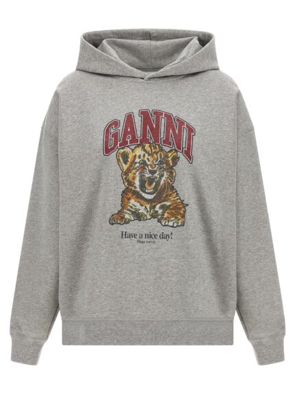 GANNI 'Grey Tiger' Hoodie