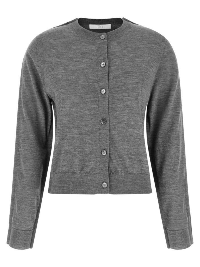 tela grey 'winny' cardigan TELA Grey 'Winny' Cardigan