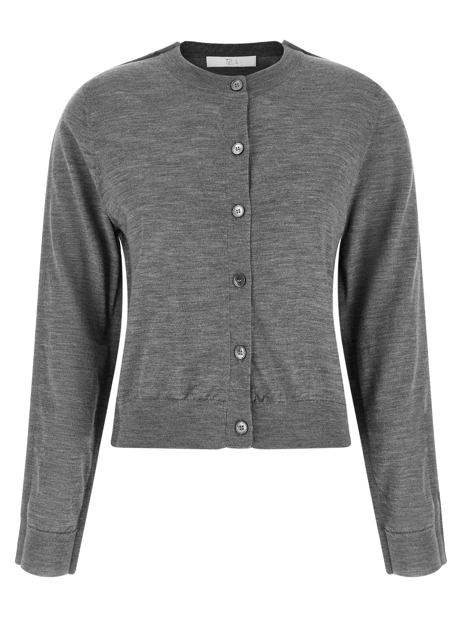TELA Grey 'Winny' Cardigan