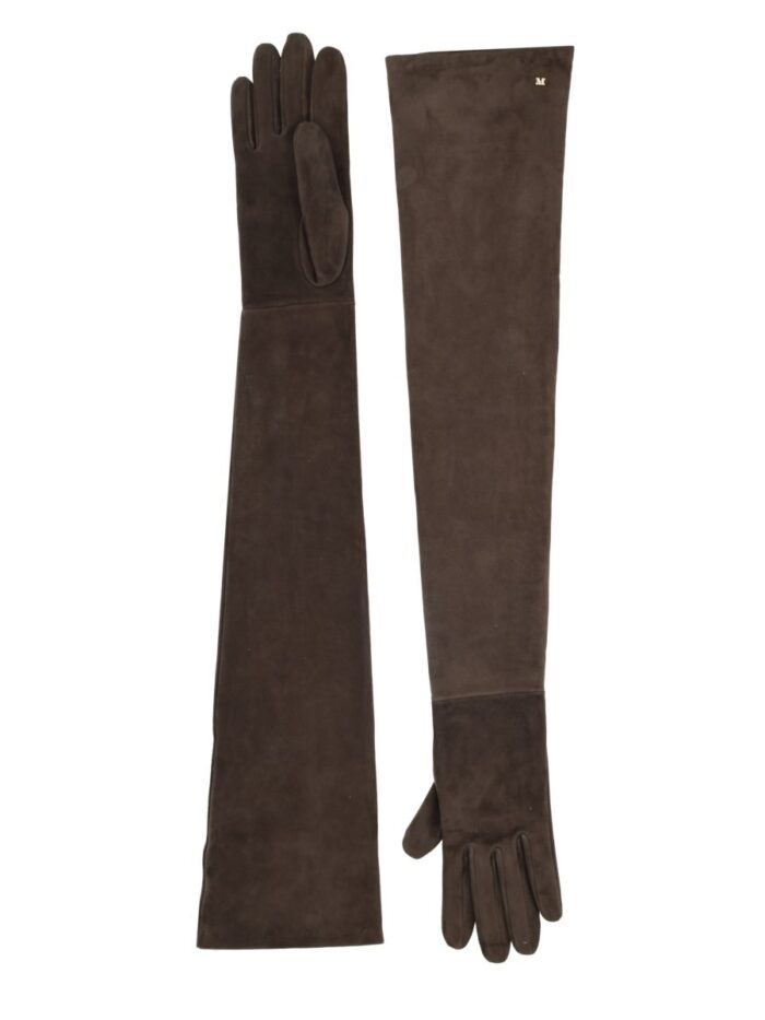 Max Mara Guanti Lunghi In Suede