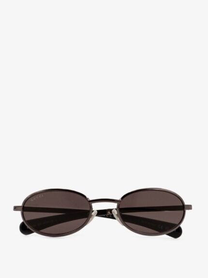 Gucci Acetate Sunglasses With Metal Profiles