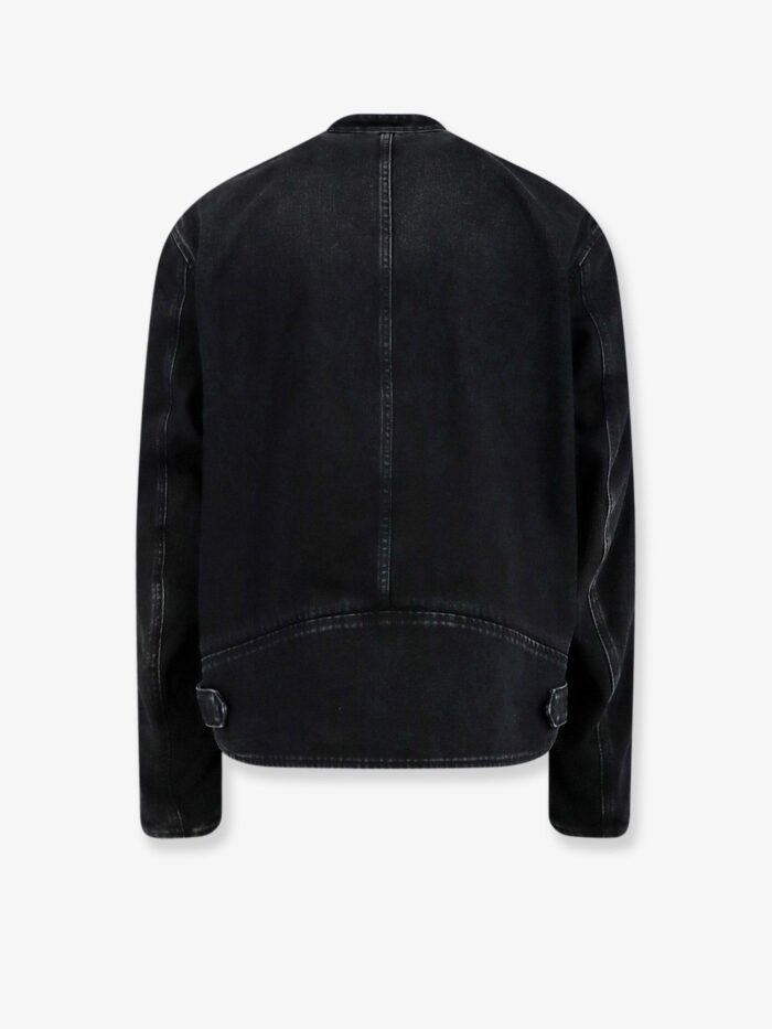 Gucci Black Denim Jacket Certified Cotton Jacket With A Faded Effect