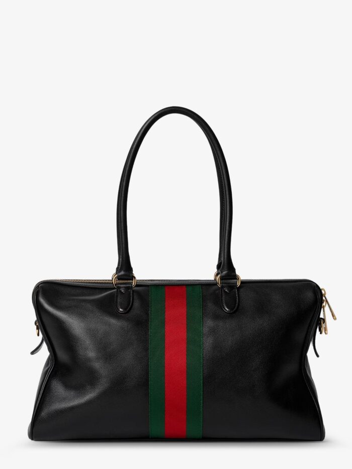 Gucci Borsetto Leather Shoulder Bag With Metal Horsebit